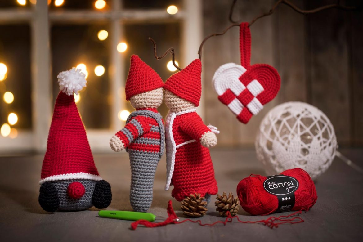 Virkade juldekorationer – 9 idéer