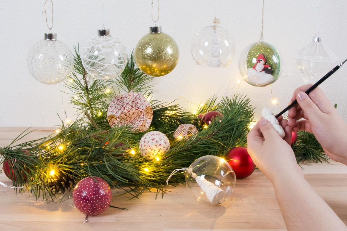 Dekorera julkulor, enkelt och dekorativt