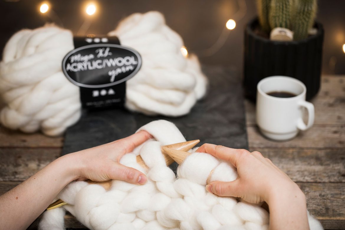 Kreativitet med garn i stora dimensioner: XL garn