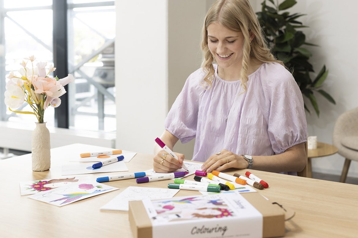 Lär dig att rita med alkoholbaserade tuschpennor