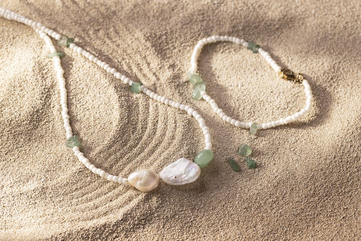 Gör egna smycken med kristaller och glaspärlor